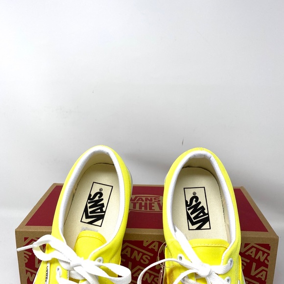 🌸 Sale 🌸 VANS Era Neon Lemon Yellow Canvas Women’s Size 7 Sneakers VN0A4U39WT7 - Picture 7 of 9
